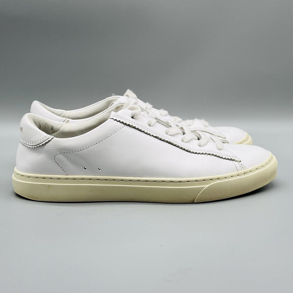 Everlane Shoes Womens 7.5 White Leather Day Sneaker Low Top Lace Up Comfort